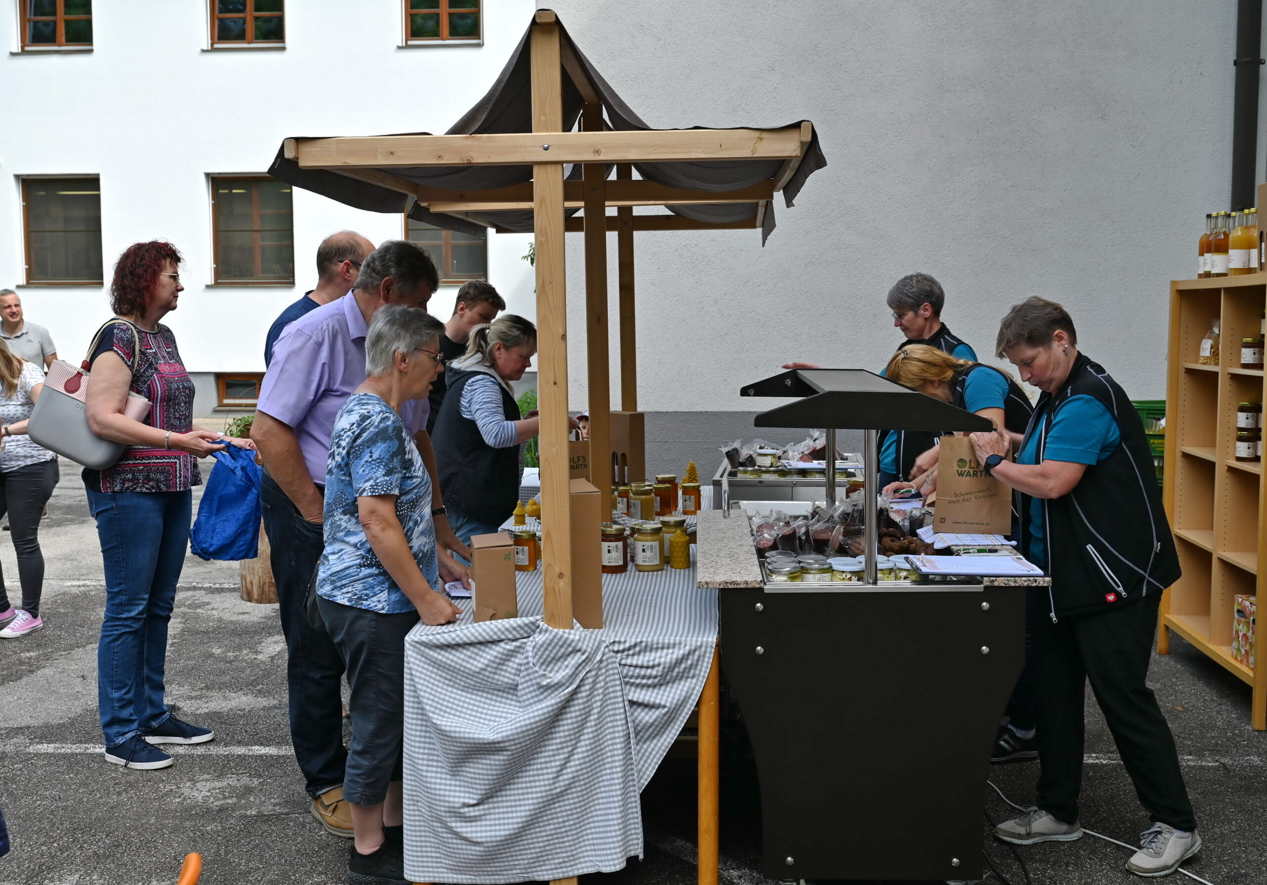 Verkaufsstand Kunden2+