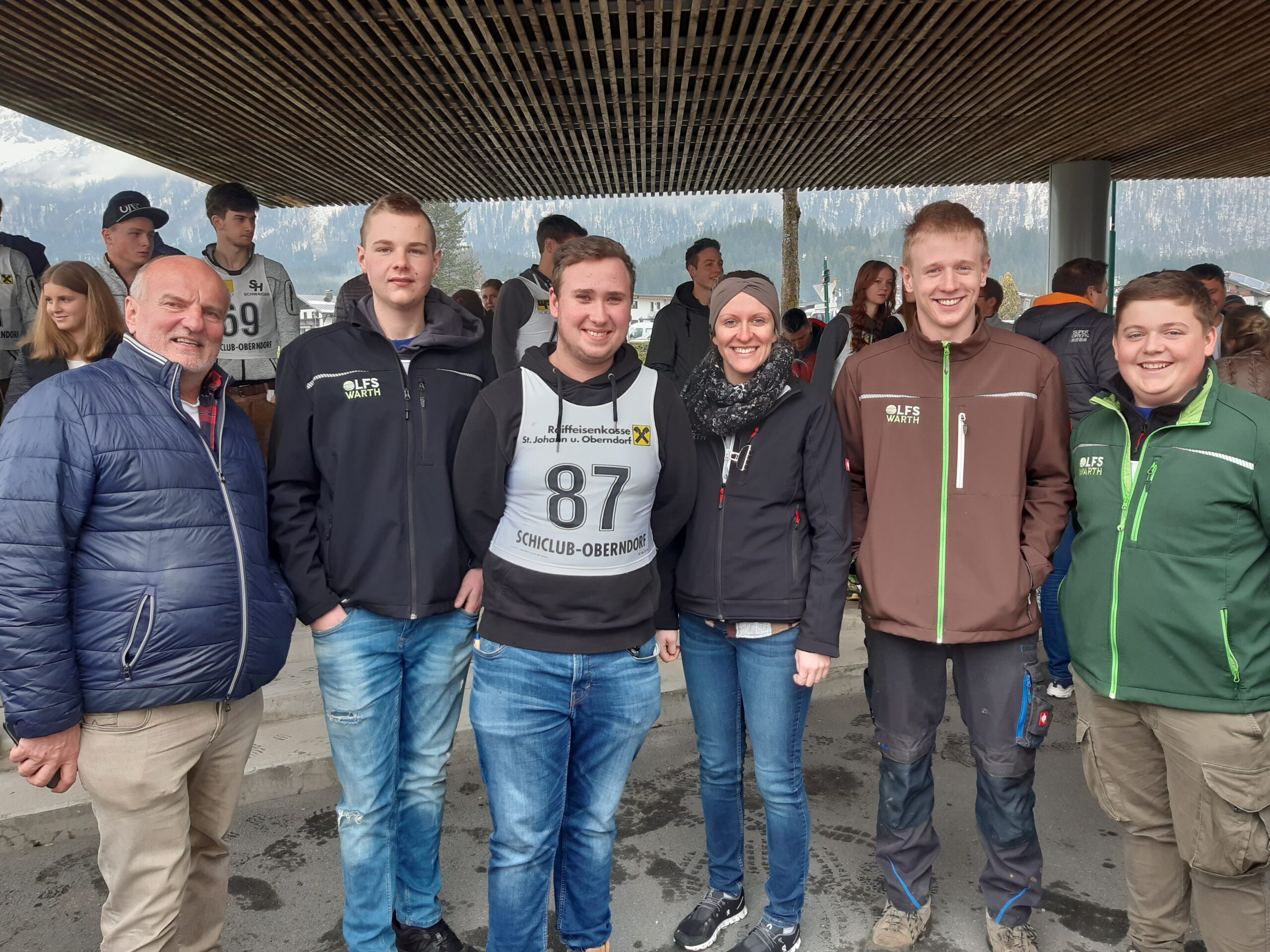 Fachschule Warth beim Tierbeurteilungs-Bewerb am Start