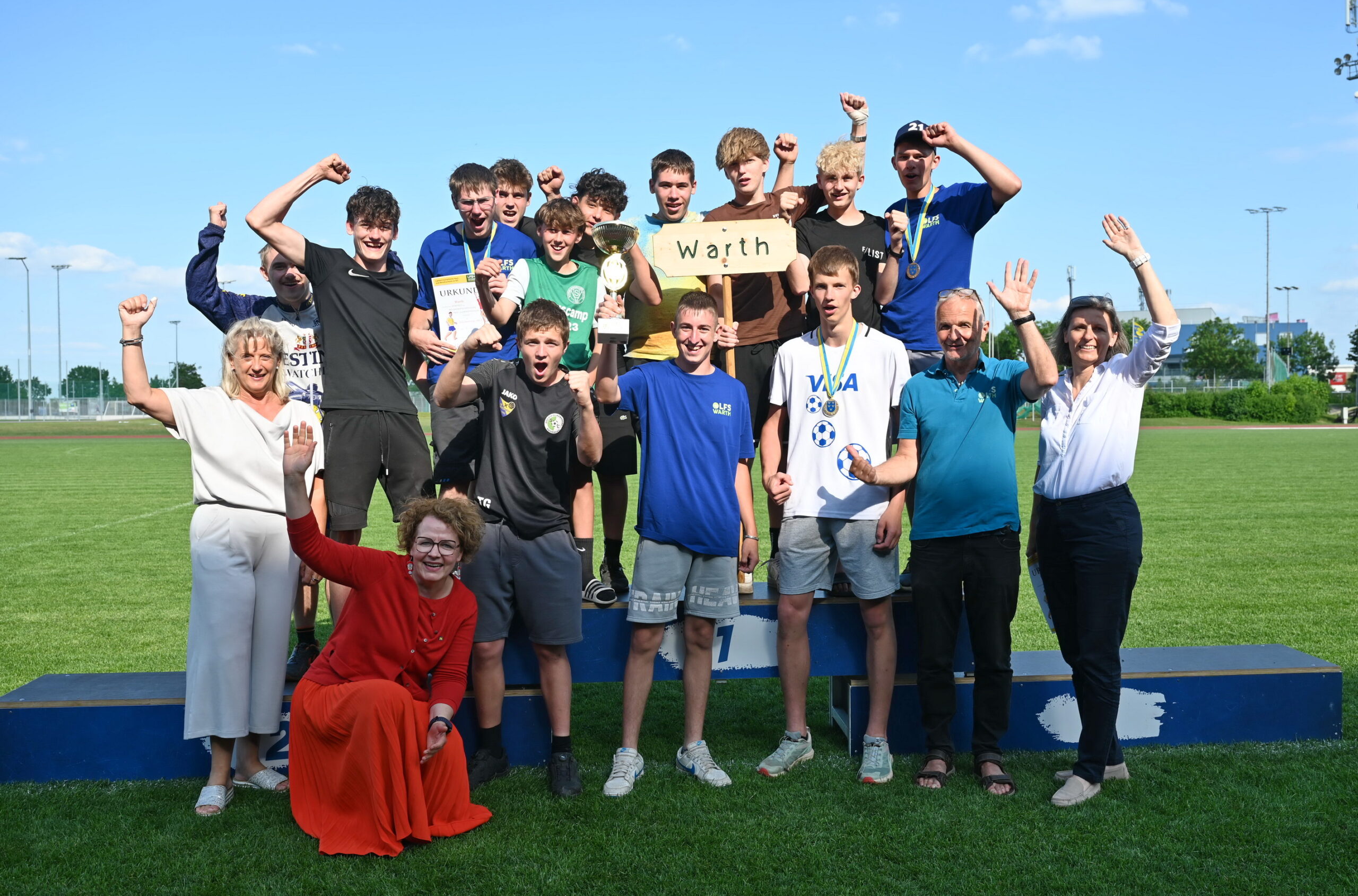 Sportfest: Fachschule Warth holt Gold in der Burschen-Gesamtwertung