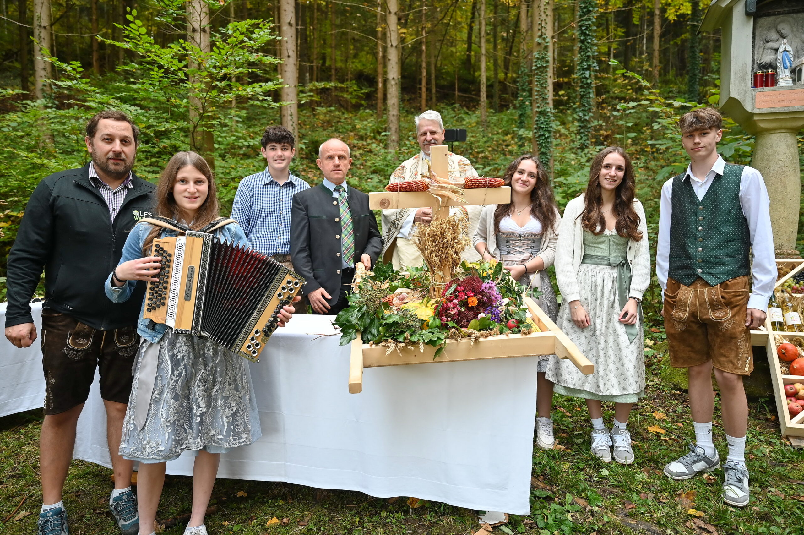 Traditionelle Erntedankfeier