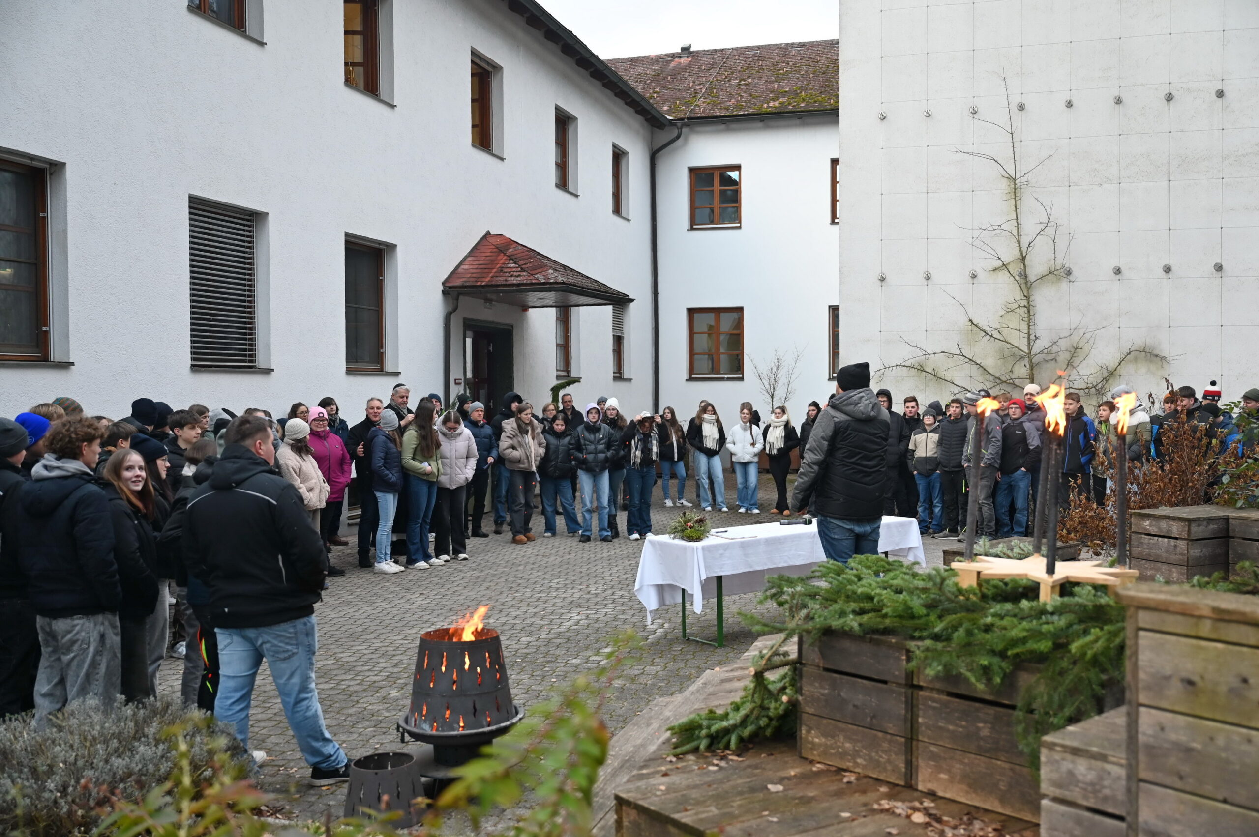 Stimmungsvolle vorweihnachtliche Feier