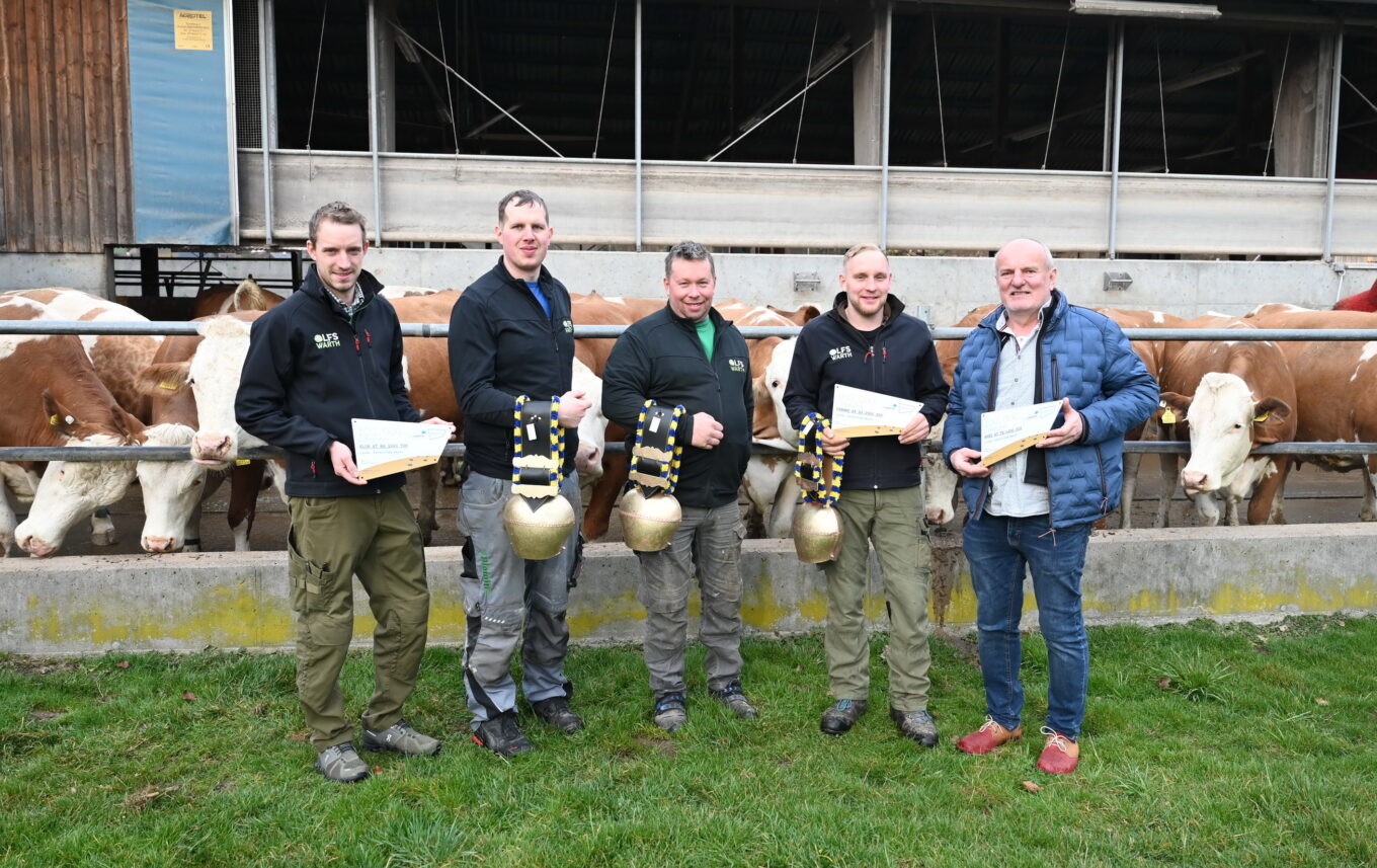 Drei Kuh-Damen knacken die magische Grenze von 100.000 Liter Milch