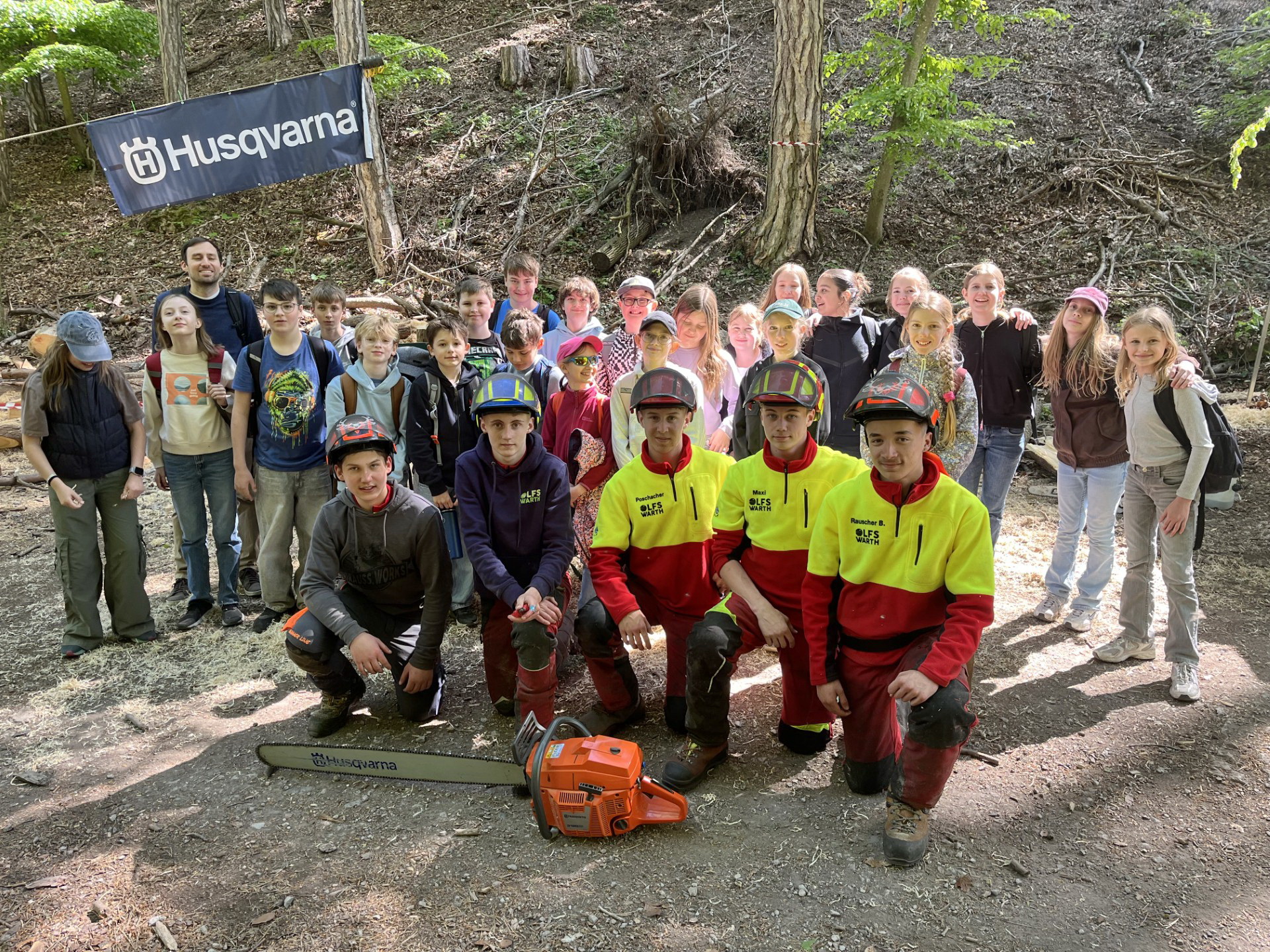 Warther Schüler bei NÖ Waldjugendspielen im Einsatz
